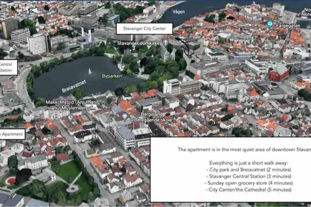شقة Bjorn'S Sanctuary - City Center ستافانجر المظهر الخارجي الصورة